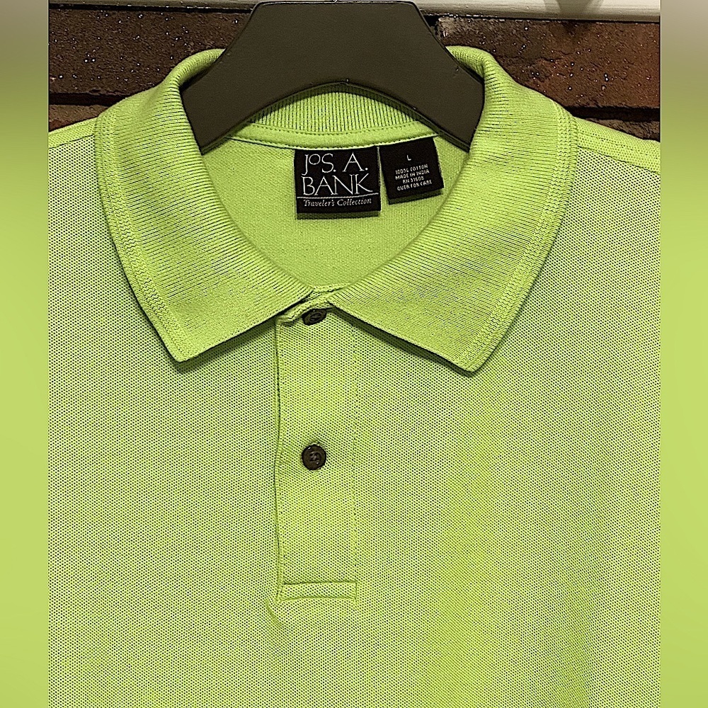 🖤 Jos a Bank 100% Cotton polo shirt with excellent condition like new.